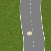まガーリックねった道を行く